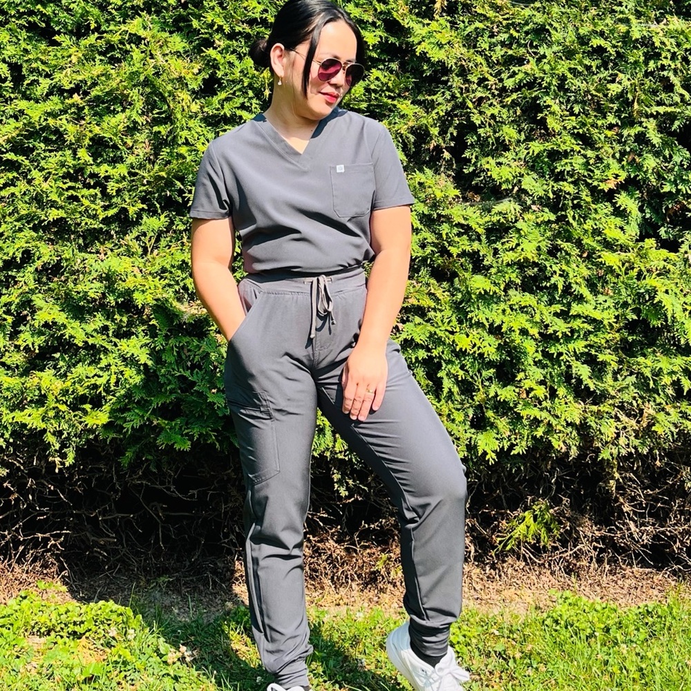 Grey Scrub Set